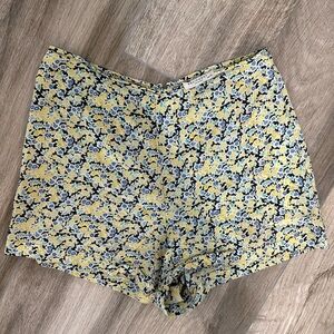 Equipment floral print shorts